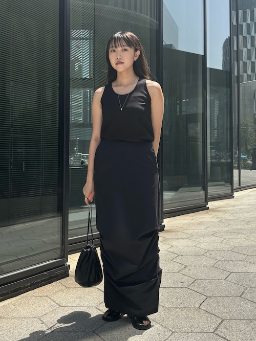Tuck volume comfort SK タックボリュームコンフォートスカート 