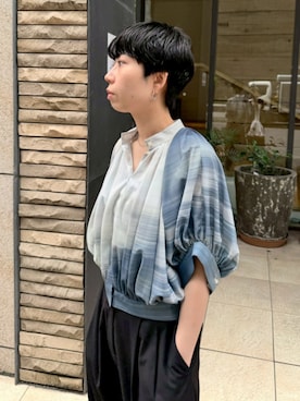 「RIM.ARK（リムアーク）のアイテム」を使った、RIM.ARK staffさん（レディース・171cm）の春コーディネート