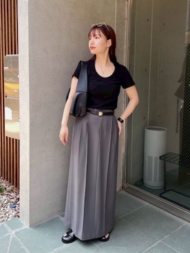 RIM.ARK staffさん(レディース・160cm)の夏コーディネート
