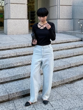 「RIM.ARK（リムアーク）のアイテム」を使った、RIM.ARK staffさん（レディース・171cm）の春コーディネート