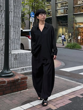 「RIM.ARK（リムアーク）のアイテム」を使った、RIM.ARK staffさん（レディース・172cm）の夏コーディネート