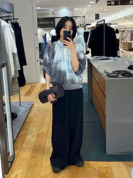 「RIM.ARK（リムアーク）のアイテム」を使った、RIM.ARK staffさん（レディース・156cm）の春コーディネート