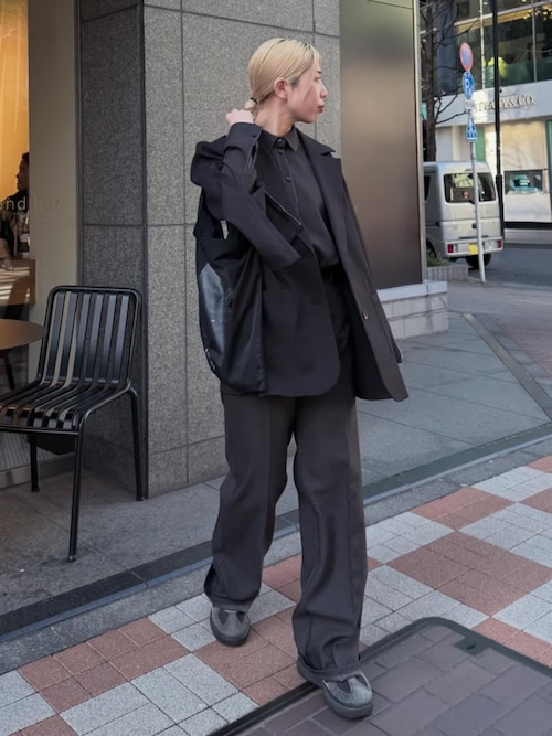 新品未使用タグ付き　24AW RIM.ARK Fake denim SH 黒 Fake denim SH（シャツ/ブラウス）｜RIM.ARK（リムアーク）の