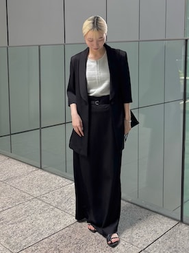 「RIM.ARK（リムアーク）のアイテム」を使った、RIM.ARK staffさん（レディース・156cm）の夏コーディネート
