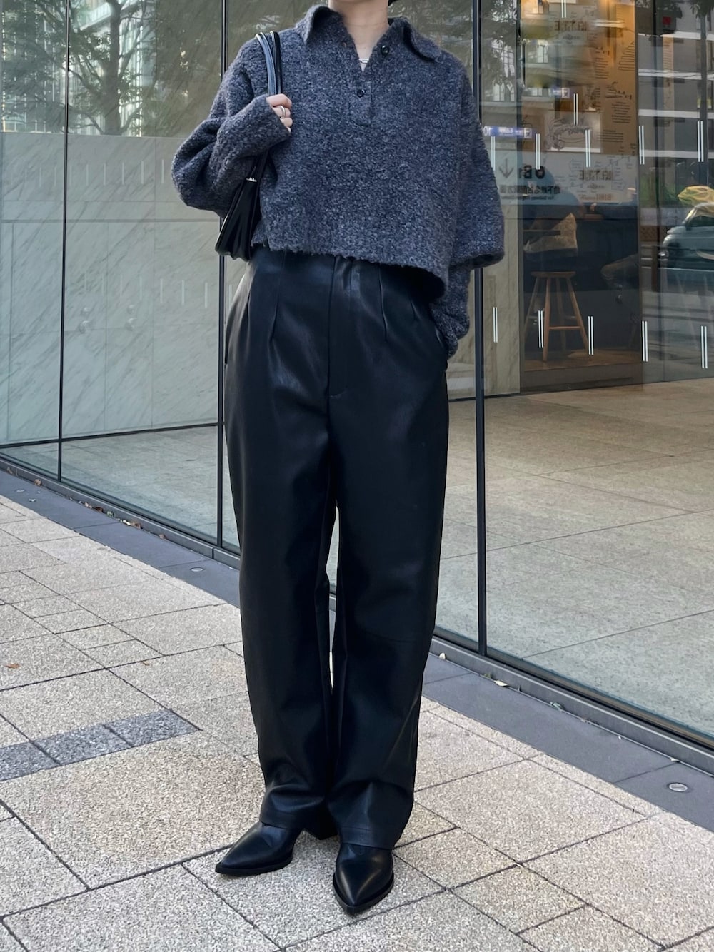 トップス RIM.ARK/ Boucle short knit RIM.ARK | Boucle short knit (KNITWEAR ) |RIM.ARK ONLINE STORE