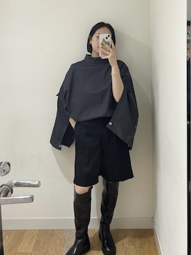 RIM.ARK staffさん（レディース・158cm）の夏コーディネート