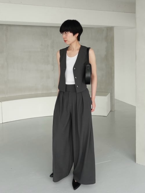 RIM.ARK ベスト ジレ 夏 Comfy vest tops(コンフィー ベスト トップス 