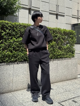 「アイテム（スウェットパンツ）」を使った、RIM.ARK staffさん（レディース・171cm）の夏コーディネート