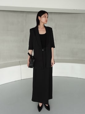 「RIM.ARK（リムアーク）のアイテム」を使った、RIM.ARK staffさん（レディース・169cm）の夏コーディネート