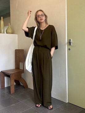 RIM.ARK staffさん(レディース・158cm)の夏コーディネート