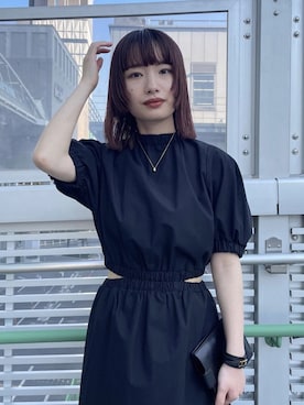 「カッティング」｜RIM.ARK staffさん（レディース・160cm）の春コーディネート