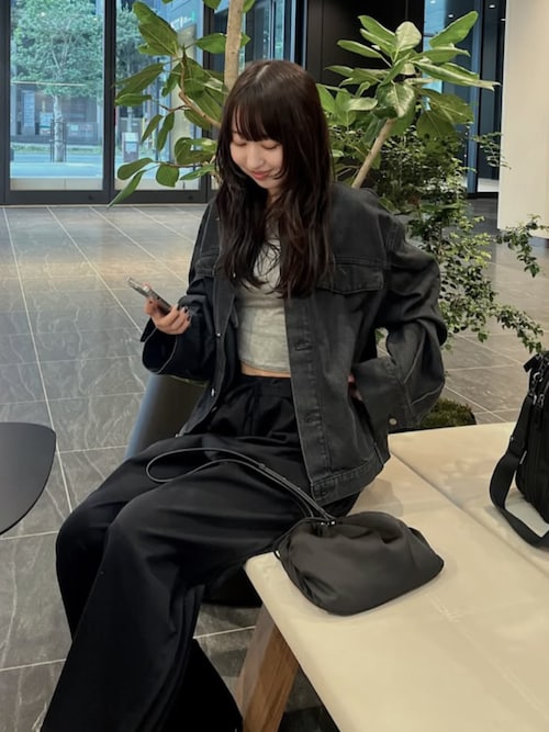 Cropped tight tops クロップド タイト トップス（Tシャツ/カットソー