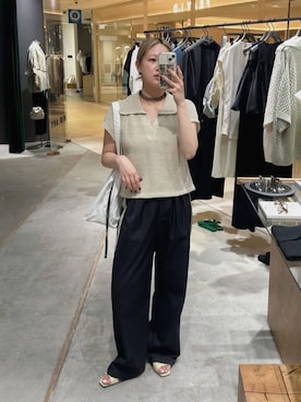 「RIM.ARK（リムアーク）のアイテム」を使った、RIM.ARK staffさん（レディース・158cm）の春コーディネート