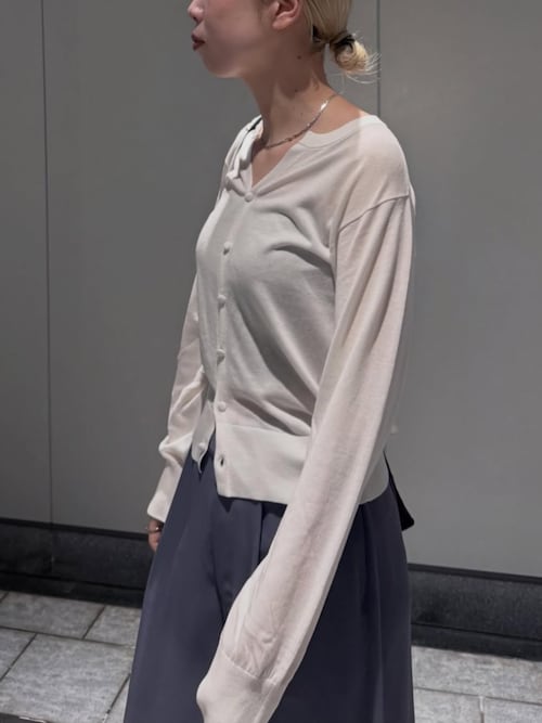 ◆試着のみ◆RIM.ARK ベルト付き カーディガン RIM.ARK(リムアーク)｜Double breasted knit C/D/カーディガン