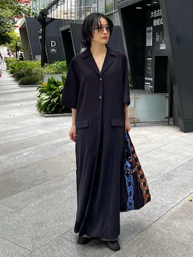 「RIM.ARK（リムアーク）のアイテム」を使った、RIM.ARK staffさん（レディース・156cm）の春コーディネート