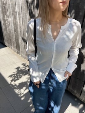 「RIM.ARK（リムアーク）のアイテム」を使った、RIM.ARK staffさん（レディース・158cm）の春コーディネート