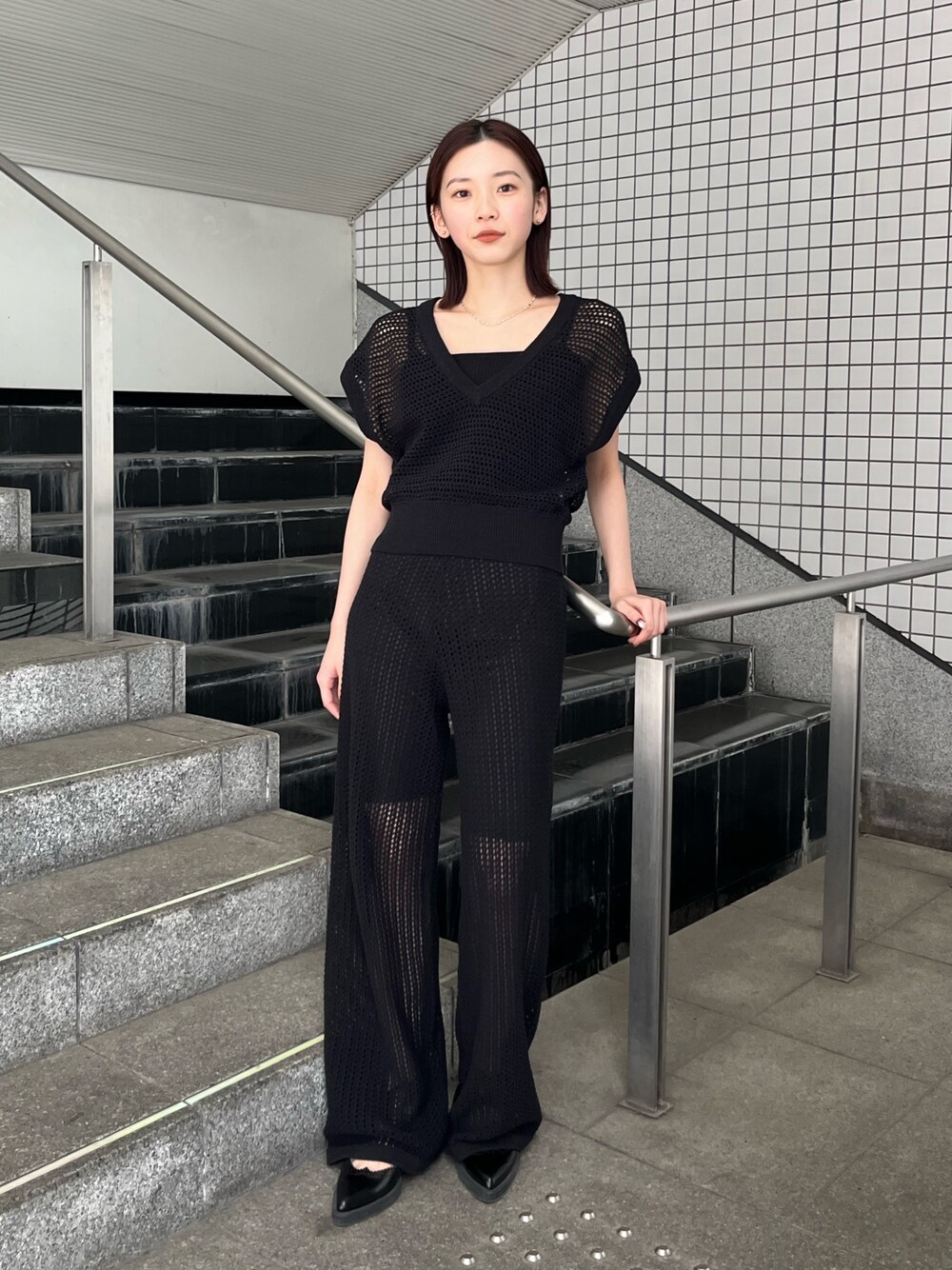 サマーニットパンツ」のレディース人気ファッション