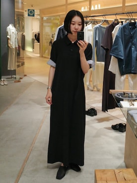 「RIM.ARK（リムアーク）のアイテム」を使った、RIM.ARK staffさん（レディース・159cm）の春コーディネート