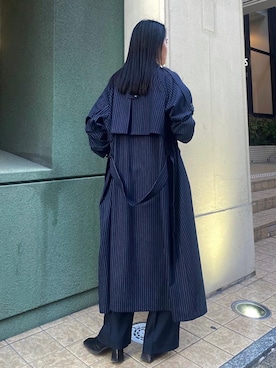 「RIM.ARK（リムアーク）のアイテム（その他アウター）」を使った、RIM.ARK staffさん（レディース・164cm）の冬コーディネート
