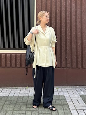 「RIM.ARK（リムアーク）のアイテム」を使った、RIM.ARK staffさん（レディース・158cm）の春コーディネート