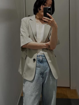 RIM.ARK staffさん(レディース・158cm)の春コーディネート