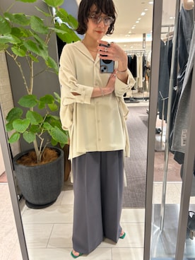 「RIM.ARK（リムアーク）のアイテム」を使った、RIM.ARK staffさん（レディース・160cm）の春コーディネート