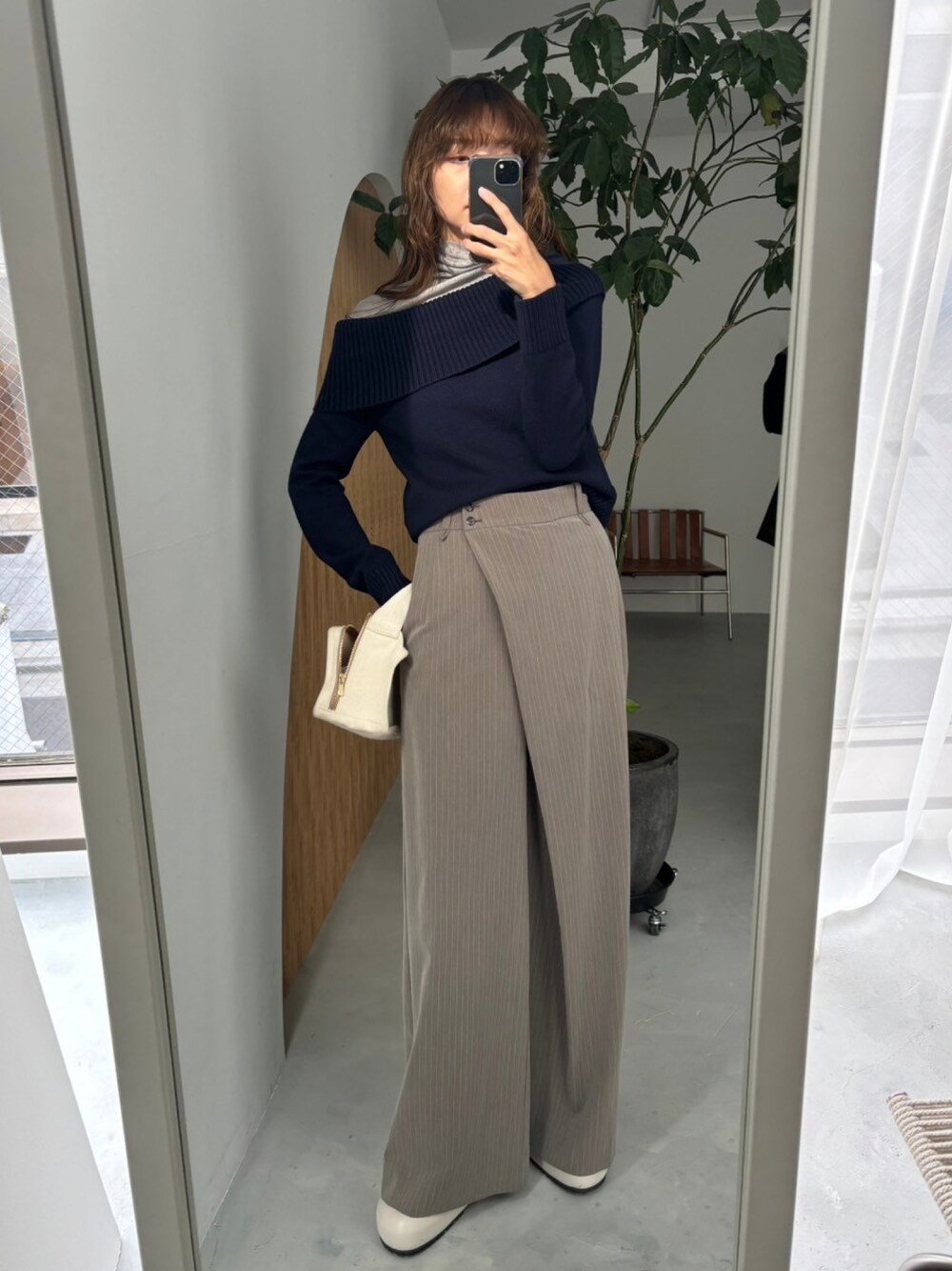 RIM.ARK（リムアーク）の「Docking off shoulder tops