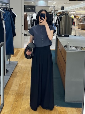 「RIM.ARK（リムアーク）のアイテム」を使った、RIM.ARK staffさん（レディース・156cm）の夏コーディネート