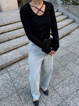 「RIM.ARK（リムアーク）のアイテム」を使った、RIM.ARK staffさん（レディース・171cm）の春コーディネート