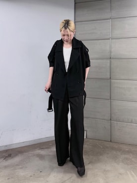 「RIM.ARK（リムアーク）のアイテム」を使った、RIM.ARK staffさん（レディース・166cm）の春コーディネート