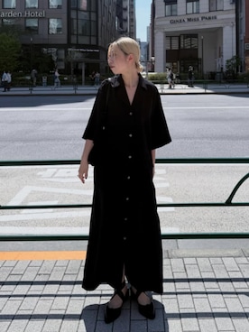 「RIM.ARK（リムアーク）のアイテム」を使った、RIM.ARK staffさん（レディース・166cm）の春コーディネート