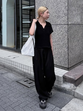 RIM.ARK サイドカラーニットトップス RIM.ARK（リムアーク）の「ｻｲﾄﾞｶﾗｰﾆｯﾄﾄｯﾌﾟｽ（ニット/セーター）」 - WEAR