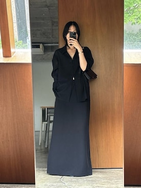「RIM.ARK（リムアーク）のアイテム」を使った、RIM.ARK staffさん（レディース・170cm）の夏コーディネート