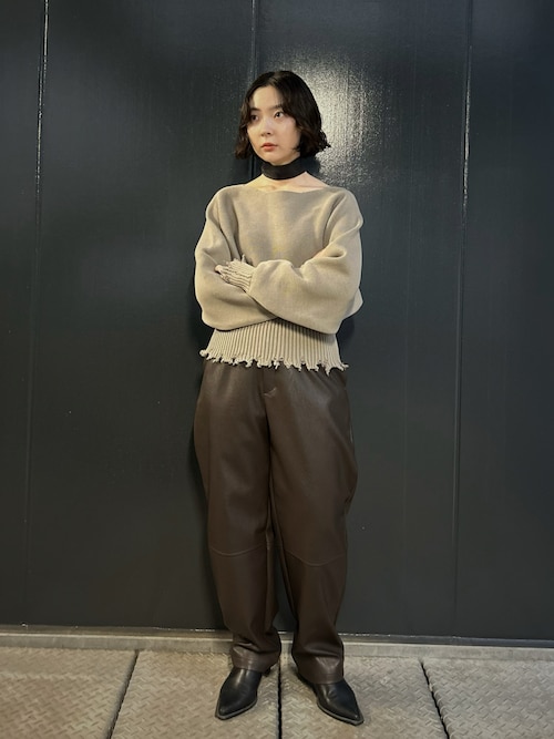 パンツ RIM.ARK LEATHER LIKE PT RIM.ARK | Leather like PT (PANTS ) |RIM.ARK ONLINE STORE