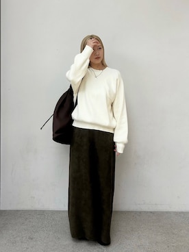 「RIM.ARK（リムアーク）のアイテム」を使った、RIM.ARK staffさん（レディース・158cm）の秋コーディネート