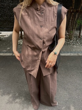 RIM.ARK staffさん（レディース・158cm）の夏コーディネート