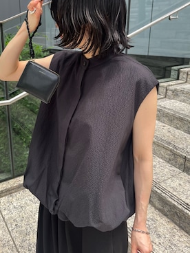 「RIM.ARK（リムアーク）のアイテム」を使った、RIM.ARK staffさん（レディース・156cm）の夏コーディネート