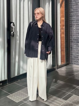 「RIM.ARK（リムアーク）のアイテム」を使った、RIM.ARK staffさん（レディース・158cm）の春コーディネート