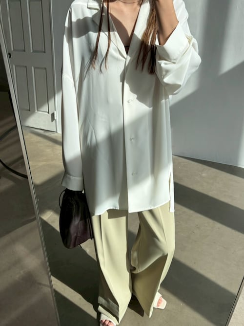 Open collar relax SH オープン カラー リラックス シャツ（シャツ