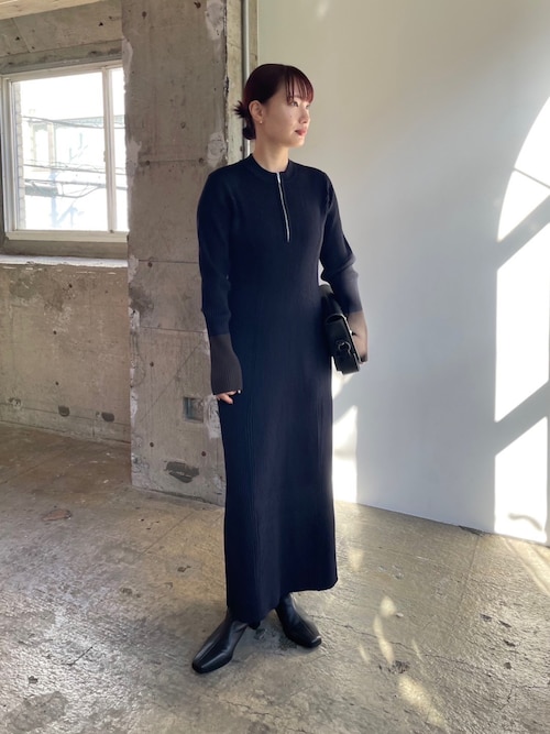 Zip up cocoon OP ジップアップコクーンワンピースを使った人気