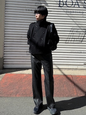 「アイテム（ブルゾン）」を使った、RIM.ARK staffさん（レディース・171cm）の秋コーディネート