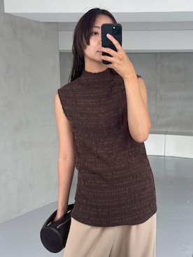 「RIM.ARK（リムアーク）のアイテム」を使った、RIM.ARK staffさん（レディース・168cm）の夏コーディネート