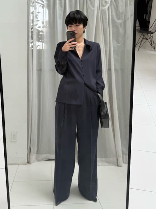Open collar slim SH JK オープンカラースリムシャツジャケット
