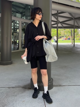 「RIM.ARK（リムアーク）のアイテム」を使った、RIM.ARK staffさん（レディース・160cm）の春コーディネート