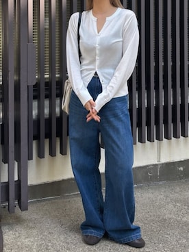 「RIM.ARK（リムアーク）のアイテム」を使った、RIM.ARK staffさん（レディース・158cm）の春コーディネート