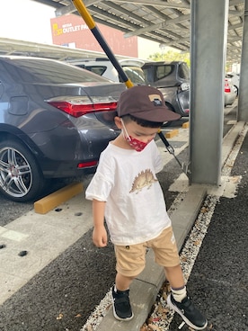 「roots（ルーツ）のアイテム」を使った、juangootdさん（キッズ・110cm）の冬コーディネート