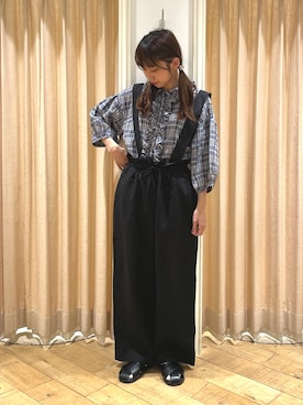 「Samansa Mos2（サマンサ モスモス）のアイテム（パンツ）」を使った、ゆいさん（レディース・154cm）の春コーディネート