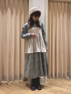 「Samansa Mos2（サマンサ モスモス）のアイテム（ブーツ）」を使った、ゆいさん（レディース・154cm）の冬コーディネート