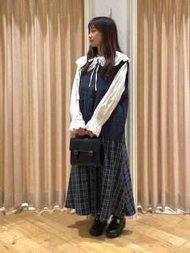 「アイテム（その他シューズ）」を使った、ゆいさん（レディース・154cm）の秋コーディネート