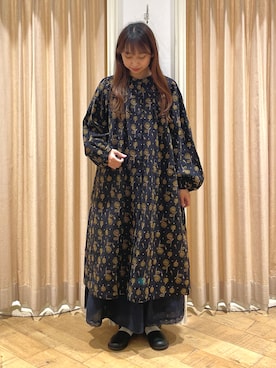 「TSUHARU by Samansa Mos2（ツハルバイサマンサモスモス）のアイテム（スカート）」を使った、ゆいさん（レディース・154cm）の秋コーディネート